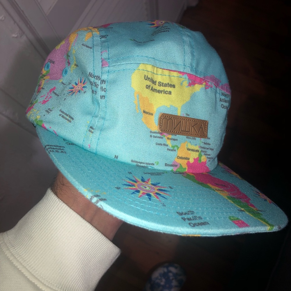 Mishka Map print hat